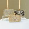 Вечерний клатч, инкрустированный бриллиантами, для светских мероприятий в Европе и Америке