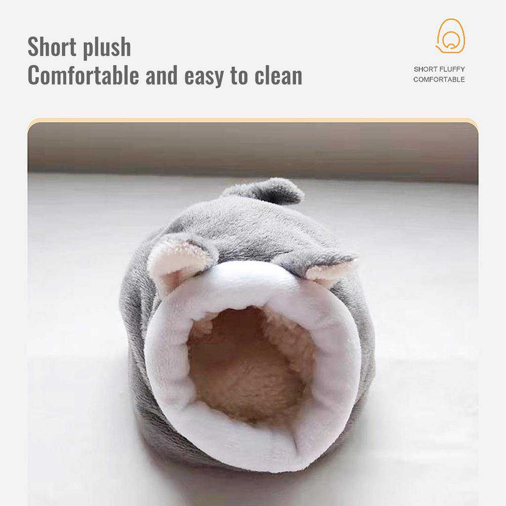 Аксессуары для кровати для хомяка, домик для мышки из хлопка, маленький теплый спальный мешок