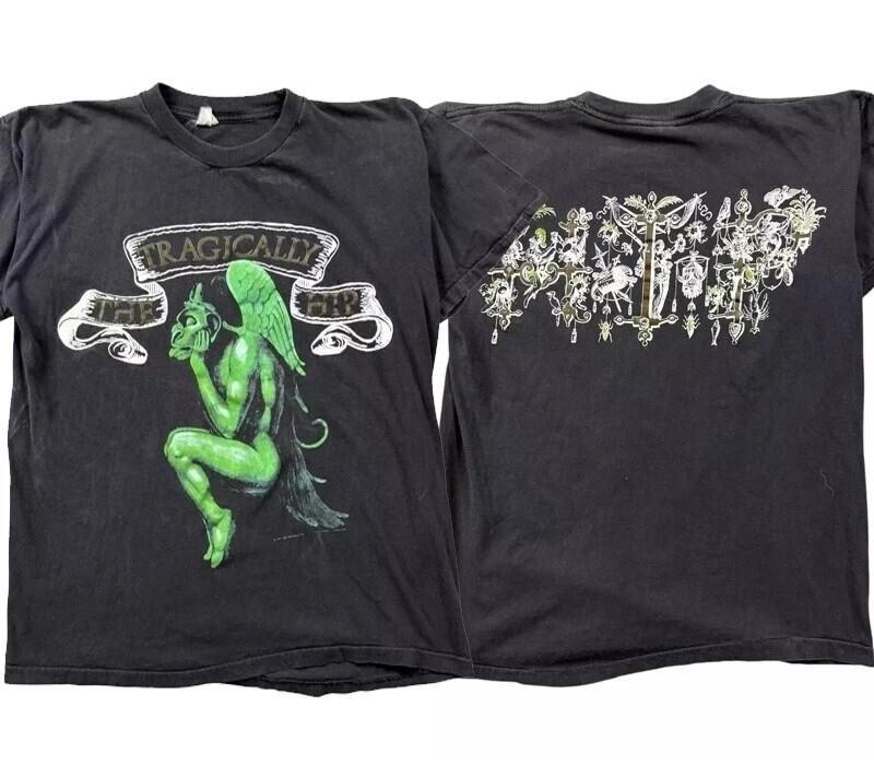 1993 The Tragically Hip Tee Black 2 Side Classic style Unisex Shirt S-5XL Unisex T-Shirt