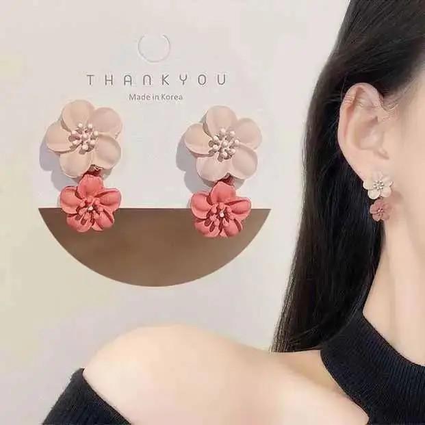 925 Silver Heart Pearl Stud Earrings for Women Luxury Minimalist Jewelry