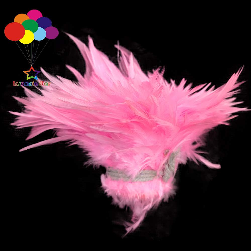 Whole 900PCS Fade Rooster Feathers Dyeing 5-6" Hackle 12-15 Cm Strung DIY Chicken Plume Jewelry Costume Hat Party Mask