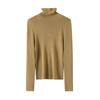 Tangge Silk-Cashmere Turtleneck Long Sleeve Warm Top