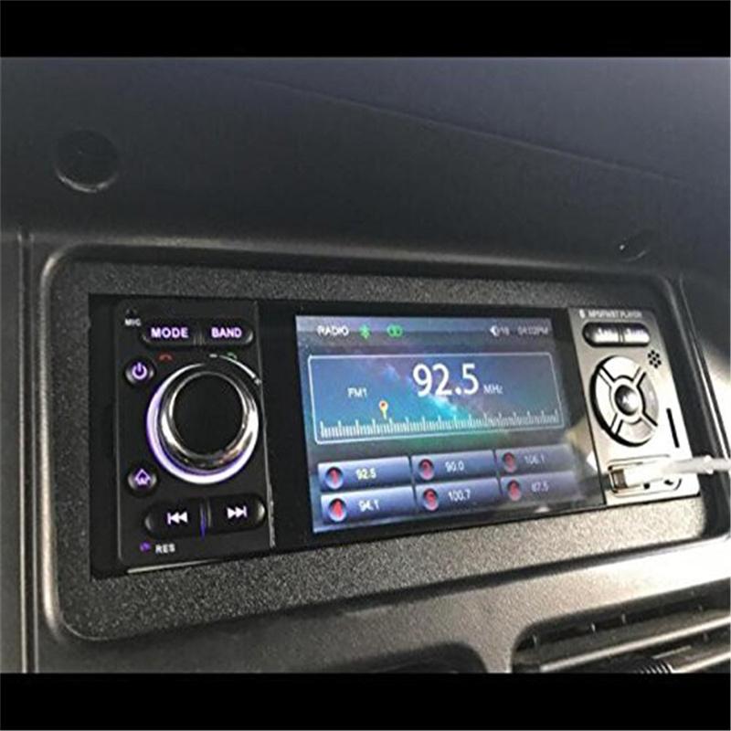 4.1" Емкостный сенсорный экран Автомагнитола Аудио Bluetooth Авторадио Стерео MP5 MP4 USB MP3 1 DIN В приборную панель