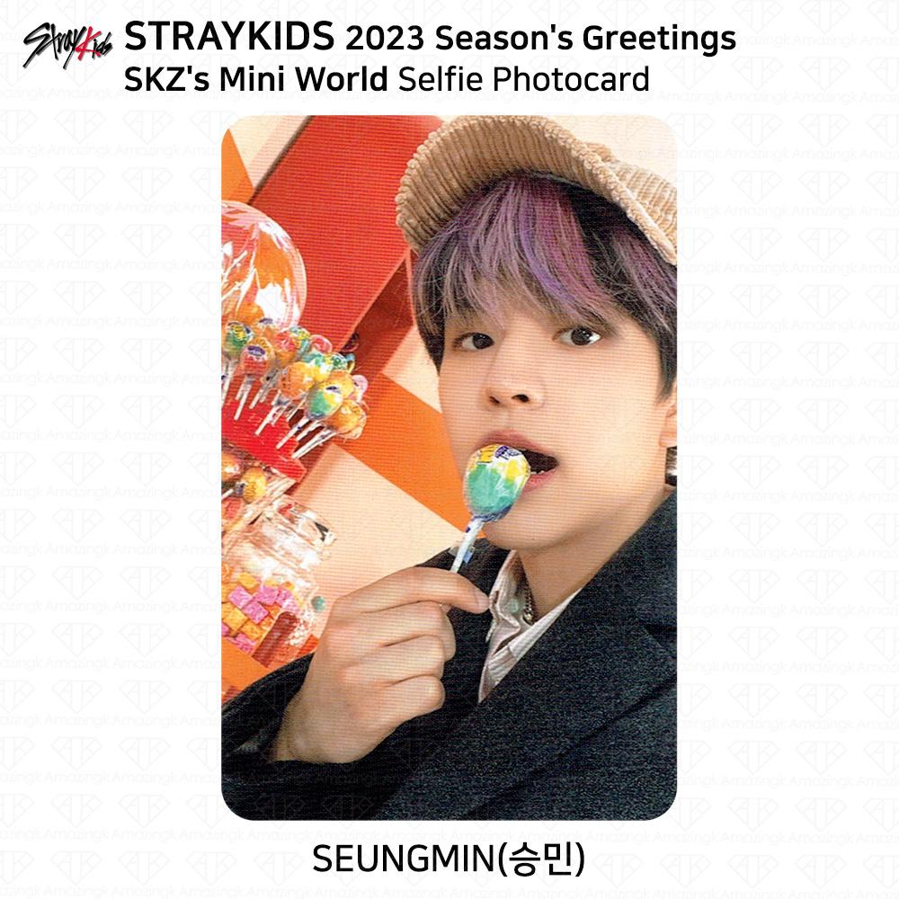 Stray Kids 2023 Новогодние поздравления Селфи Фотокарточка 4cut Photo JYP Shop Benefit