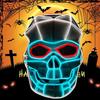Halloween Skull Light Up Masks Scary Disguise Costumes Dexoration Cosplay Anime Killer Mask Luminous Skull Masks Skeleton Mask