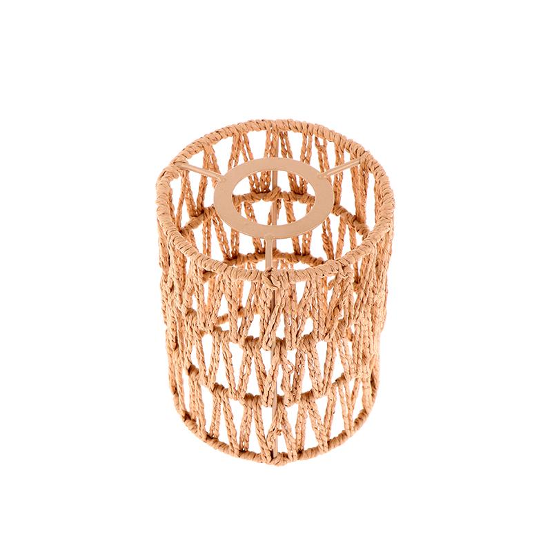 Потолочный светильник в стиле бохо, плетеный вручную, абажур из ротанга, подвесной светильник, абажур из подвесной лампы