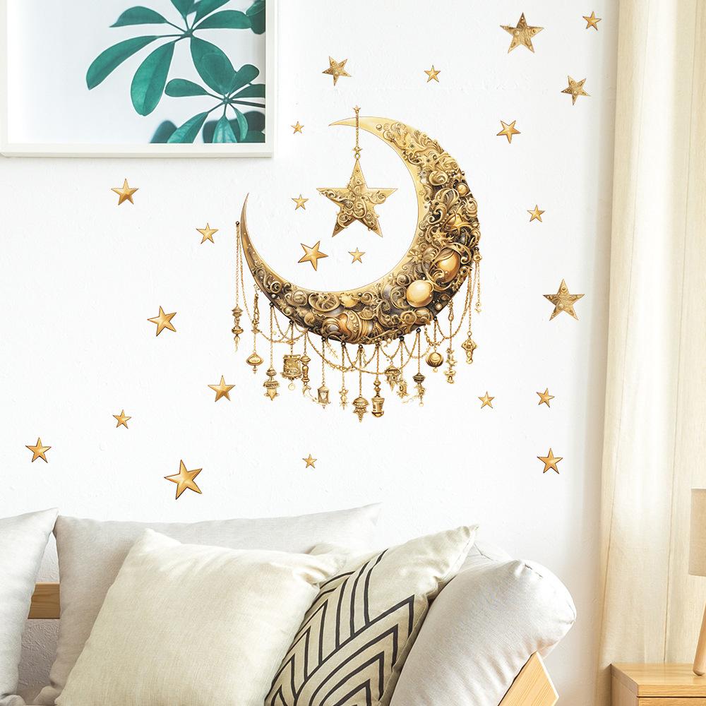 Рамадан Ид Мубарак Наклейки на стенуКарим Мусульманин Исламская мусульманская вечеринка Украшение