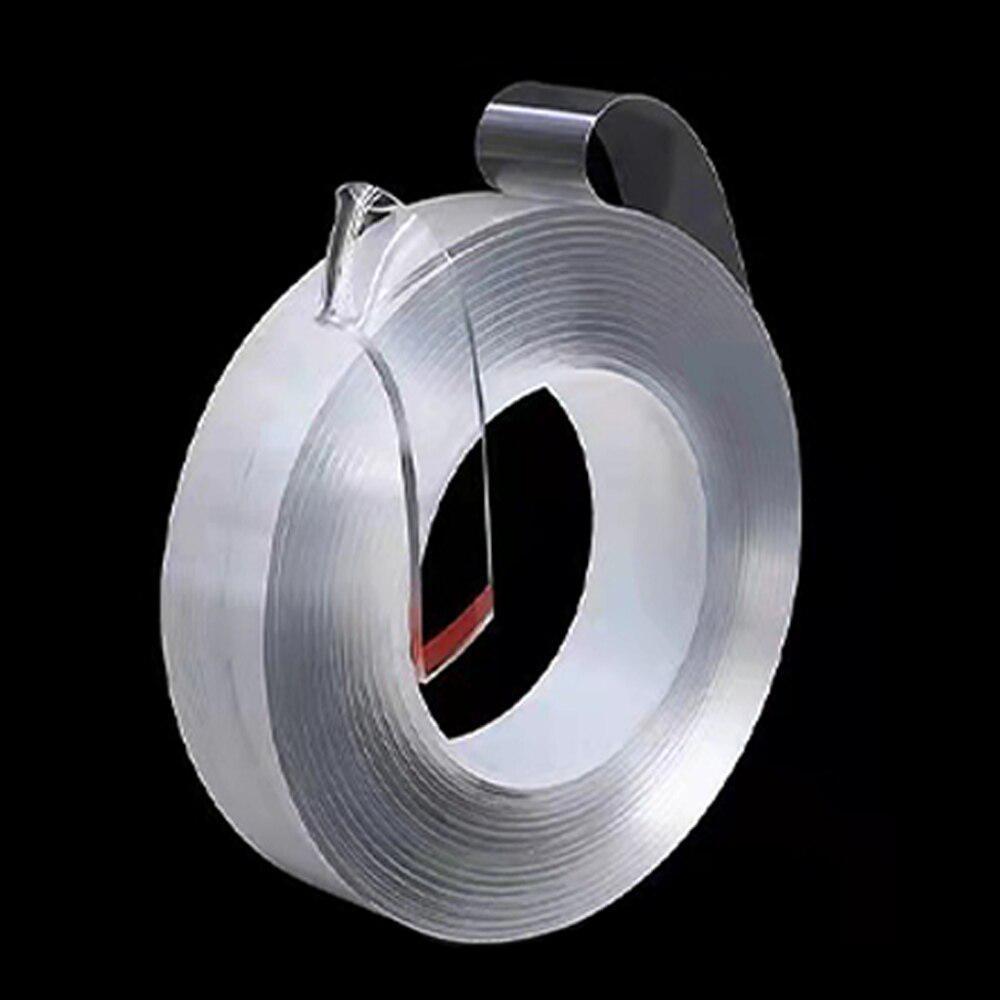 Новый двухсторонний скотч Nano Tracsless, прозрачный, многоразовый, прочный, водонепроницаемый, устойчивый к воздействию тепла, очищаемый, специальный для автомобилей