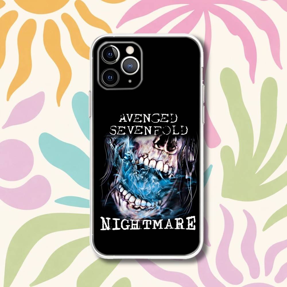 A7X A-Avenged S-Sevenfold Phone Case For iPhone 17,16,15,11,12,14,13 Pro Max Plus Mini X,XS,XR,7,16E Air Transparent Fundas