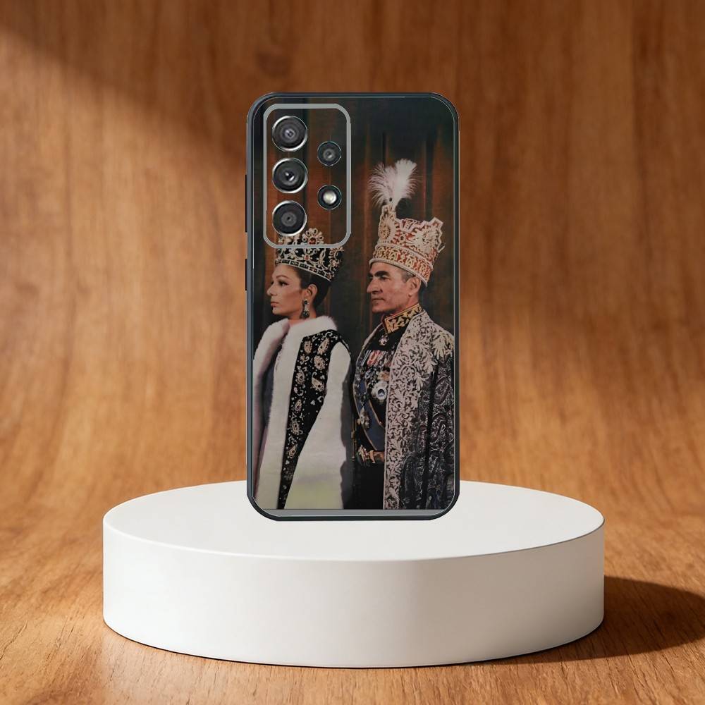 Mohammad Reza P-Pahlavi Phone Case For Samsung S25,S24,S21,S22,S23,S30,Ultra,S20,Plus,Fe,Note,10,9,5G Black Cover