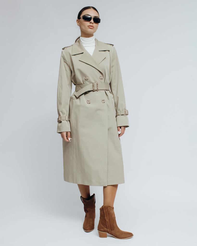 Тренч женский ICON 224 36 молочный