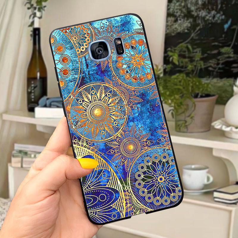 Чехол для Samsung Galaxy S7 edge Чехол-обложка Милые буквы Мягкий силикон Чехол для телефона Для Samsung s 7 S7 edge S7edge G930 G935 чехлы