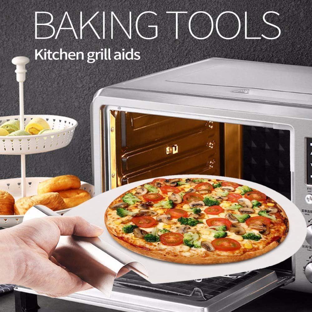 Heavy Duty Cake Tray Spatula Non-Slip Handle Steel Cake Lifter Pizza Transfer Shovel Baking Tools