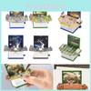Дино Складной Мини Брелок Взрывная Книга 3D Пазл Замок Игрушка