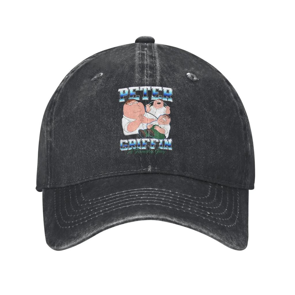 Roger Ricky Spanish Families Cartoon Baseball Cap for Men Women Distressed Washed Headwear Unstructured Caps