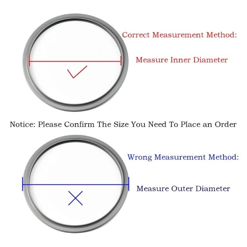 Уплотнительное кольцо для скороварки 2л/2,5л/2,8л Силиконовое кольцо Прочная резиновая прокладка
