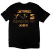 Disturbed Unisex Adult European Tour Â´23 Split Face T-Shirt