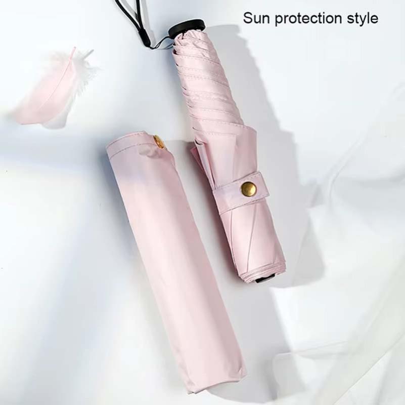 Супер легкий зонт Мини Зонт Солнце Дождь Женский Карандаш Зонт Складной Зонт От Солнца