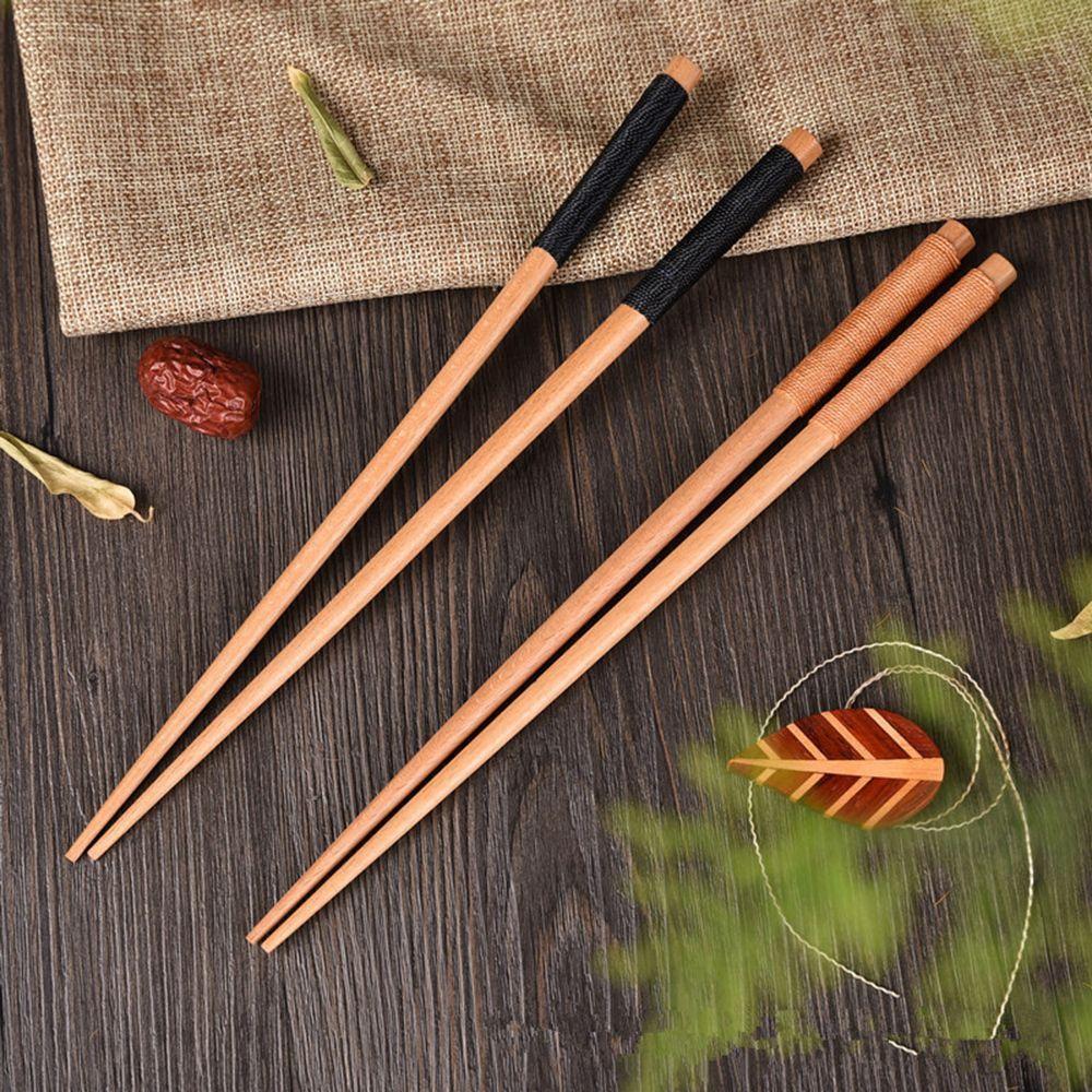 Cooking Gift Chopstick Wooden Wood Chopsticks Kitchen Tools Handmade Natural Chestnut