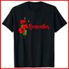 Veterans Day Red Poppy Flower USA Memorial RED Remember Black Cotton T-Shirt