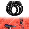 4 Digit Code Bike Cable Lock Combination Security Gift Accessories Password At Will Bicycle