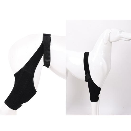 Наколенник для задней ноги собаки с ремешком для крепления, износостойкий, сверхлегкий, регулируемый