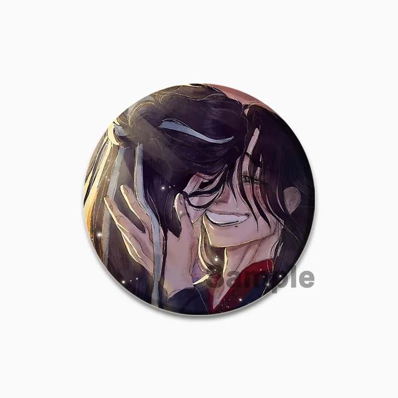 32/44/58mm Mo Dao Zu Shi Badge Anime Cartoon Brooches Cosplay Cute Rabbit Enamel Pins for Clothes Backpack Hat Collar Jewelry Accessories