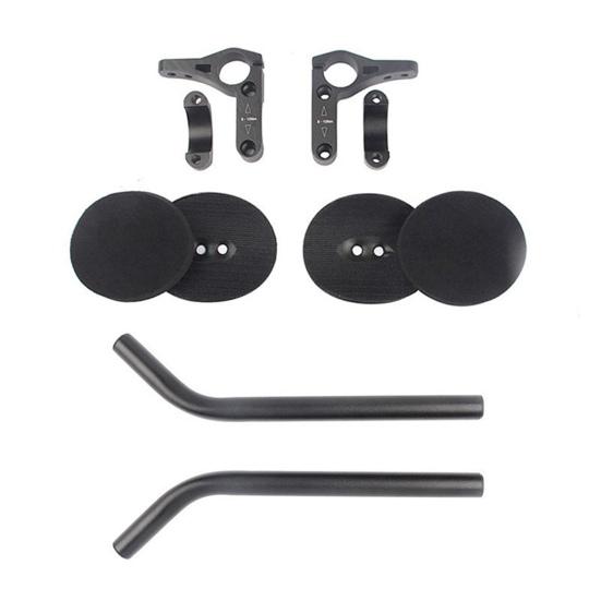 Bike Rest Handlebar High Strength Aluminium Alloy Thick Sponge Arm Cushion Cycling Bicycle Relaxation Handle Handle Bar MTB Road Bike Arm Rest Bar