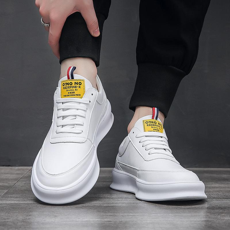 Весенняя обувь мужская маленькая белая обувь универсальная мягкая подошва модный тренд мужская обувь персонализированное сочетание Вэньчжоу прямая трансляция