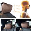 2Pcs Car Seat Pillow Auto Headrest Comfortable Pillows for Travel Interior Accessories(Head,Black)