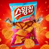 Orion Картофельные чипсы Swing Chip со вкусом Карбонара Бульдак 112 г (3 варианта)
