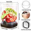 Слайсер для фруктов, слайсер для клубники, слайсер для бананов, слайсер для яиц, многофункциональный слайсер для фруктов, отсоединяемый, толщиной 50%, клубника, банан