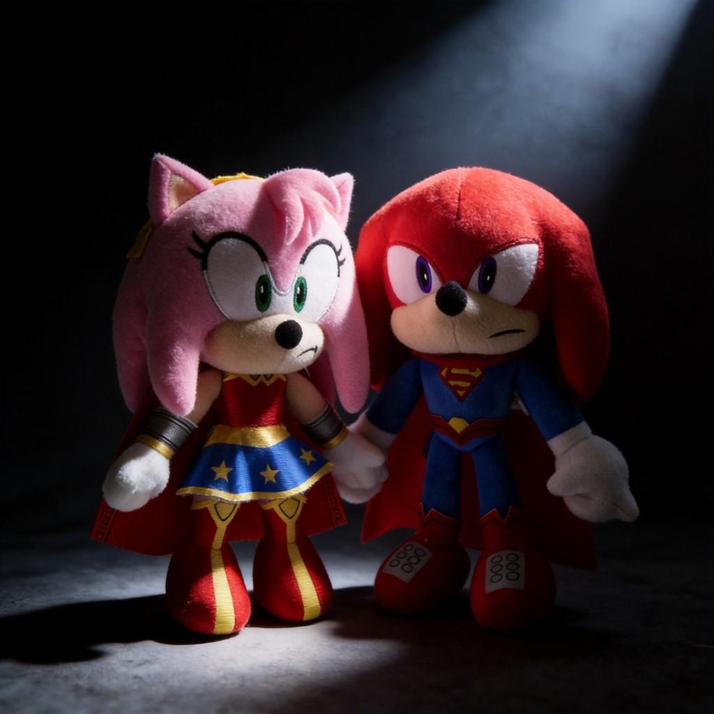 Плюшевая игрушка Sonic Super League с наполнителем из полипропиленового хлопка для коллекционеров и детей