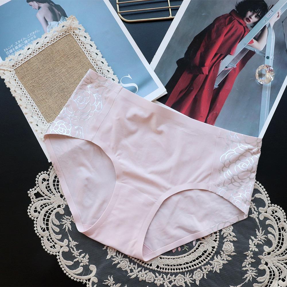 Women's Panties One-piece High Elastic Seamless Underwear Women's Mid-rise Comfortable Briefs for Women