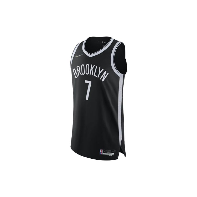 Nike Джерси NBA Brooklyn Nets Kevin Durant 75th Icon Edition, черный/белый, мужская уличная одежда DB3305-010