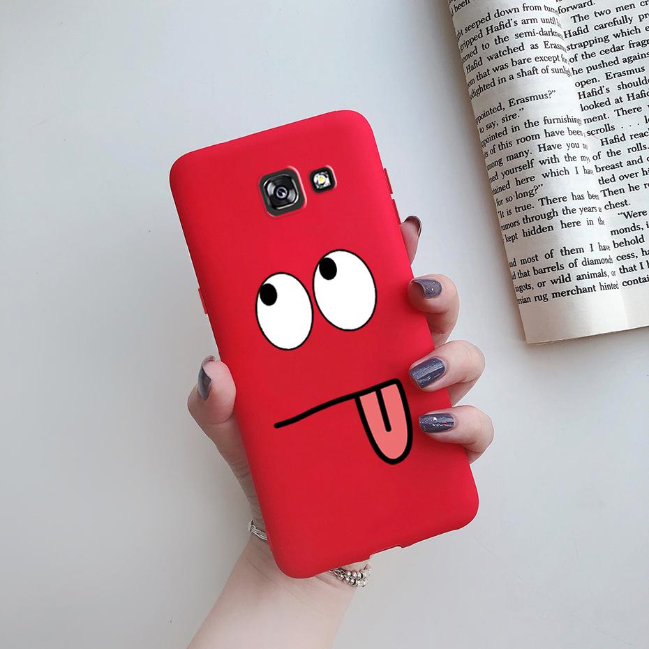 case For Samsung Galaxy A7 2017 Case Cute Painted silicon soft tpu phone back Cover Bumper For Samsung A7 2017 A720 A720f Cases