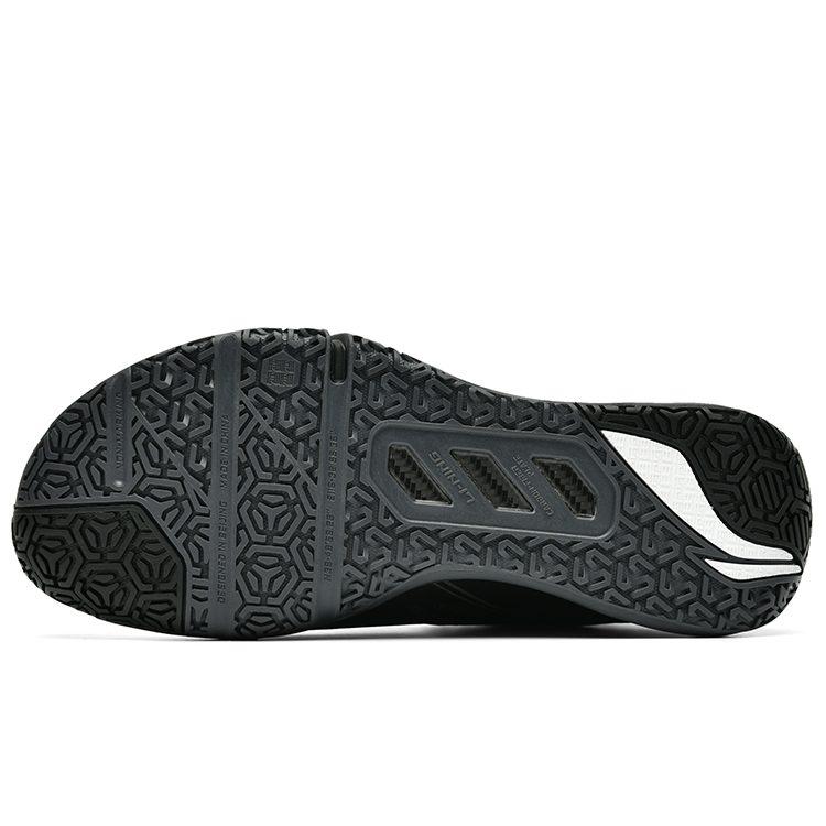 Li Ning Saga 2 Max Нескользящие Износостойкие Средние Бадминтонные Кроссовки Унисекс Черные AYAT001-2