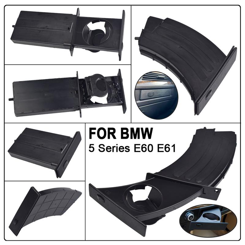 Для BMW 5 серии E60 E61 M5 525i 528i 530i 535i 550i 2004-2010 автомобильный передний центральный консольный держатель для стакана воды 51459125622