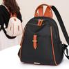Leisure High Capacity New Women's Backpack Fashionable Color Blocking Nylon Shoulder Bag Commuter Travel Women's Backpack