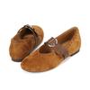 Barbara Belt Decoration Point Cute Mary Jane Flat Shoes 1.5cm Bbj511