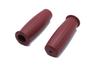 Beatus Retro Classic Bike Handle Grip 22.2mm Universal Grip Left and Right Set (Red)