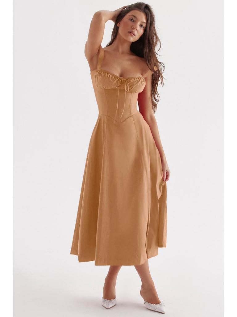 2026 Элегантное французское летнее платье-слинг высокого класса для женщин