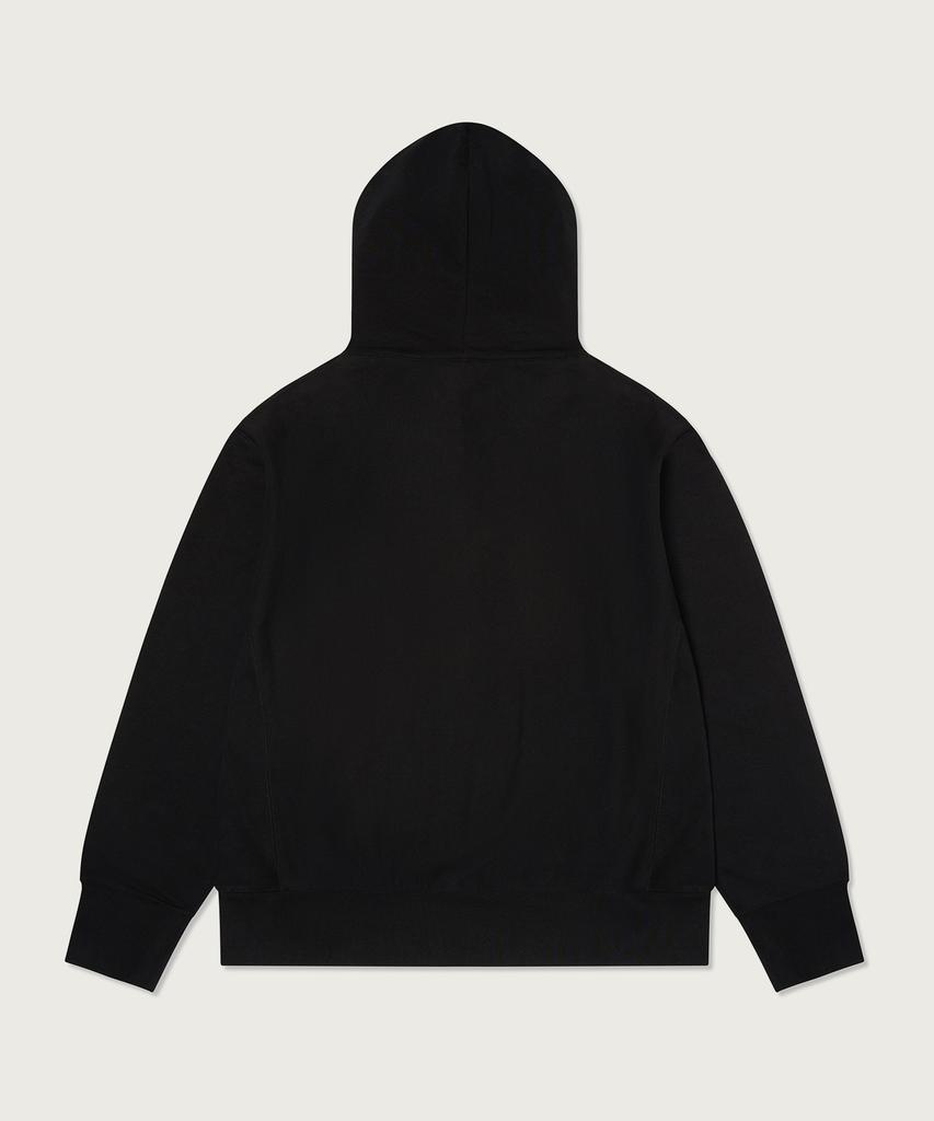 Champion Худи на молнии свободного кроя с обратной вязкой Черный