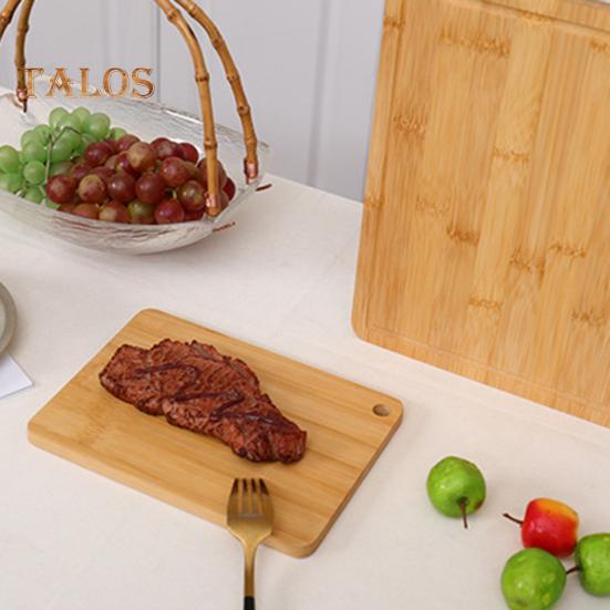 Разделочная доска из бамбука, утолщенная двухсторонняя разделочная доска для мяса и овощей, кухонная разделочная панель с вертикальным хранением, защита от плесени и фруктов