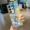 Высококачественный держатель для телефона с бриллиантовым кольцом Bling Raser Flower Case для Samsung A55 A35 A15 A25 S24 S23 FE A54 A14 A34 S22 Ultra