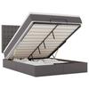 Ottoman Bed with Mattress Black 120x190 cm Fabric