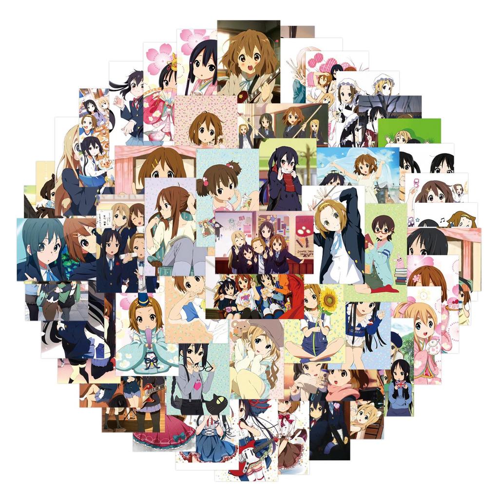 80 Мультяшных Аниме K-On! Наклейки для журналов, DIY, телефонов и ноутбуков