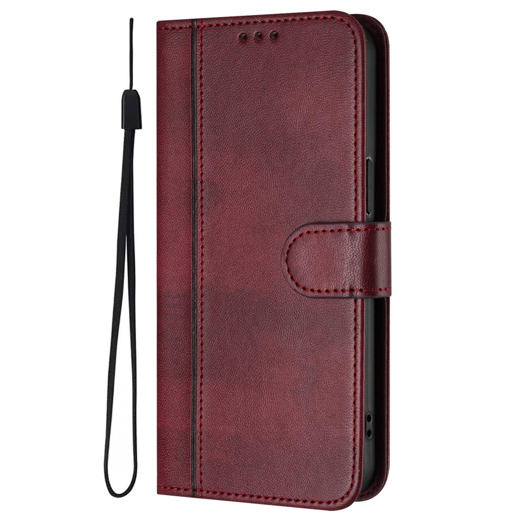 Applicable T-Mobile Revvl 6 Pro Minimalist Line Pattern Head Cover TCL 40SE Business card wallet