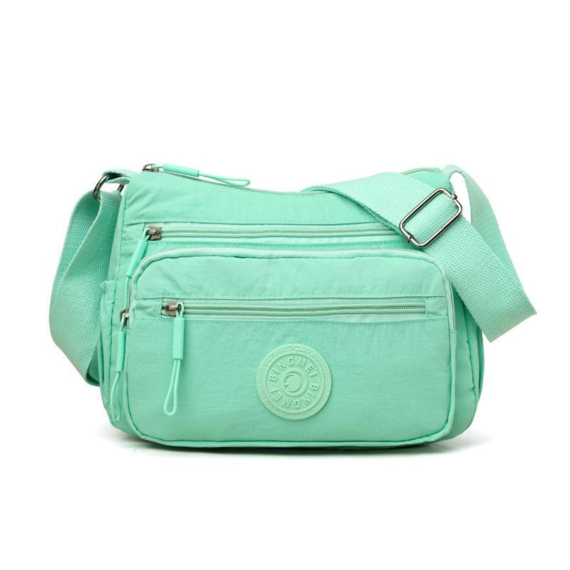 Повседневная сумка-мессенджер для шопинга, модная дорожная сумка для поездок на работу, новая женская сумка через плечо, модная водонепроницаемая нейлоновая сумка