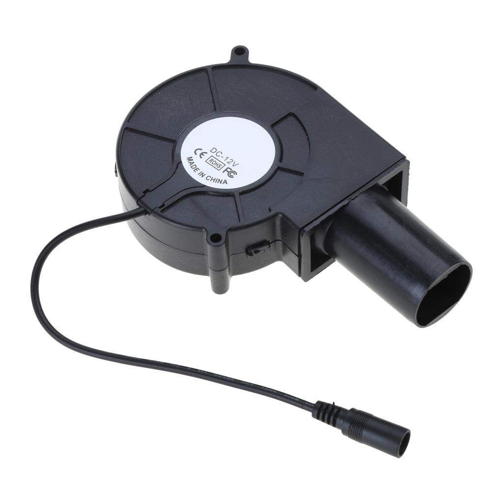 Portable BBQ Fan for DC 12V 20W 5.5x2.1mm Air Turbo Blower for Barbecue Picnic Camping Fire Charcoal Starter Cooking Too